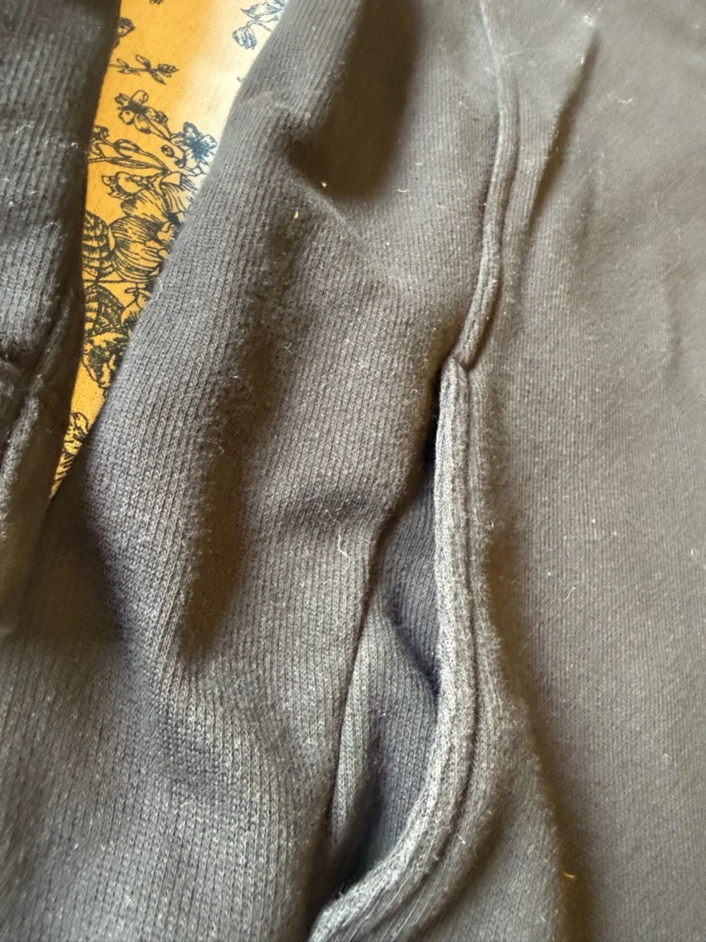 VTG‎ Nike Jacket Mens Large Black Fleece Lined Full Zip Back Logo Athleisure Y2K